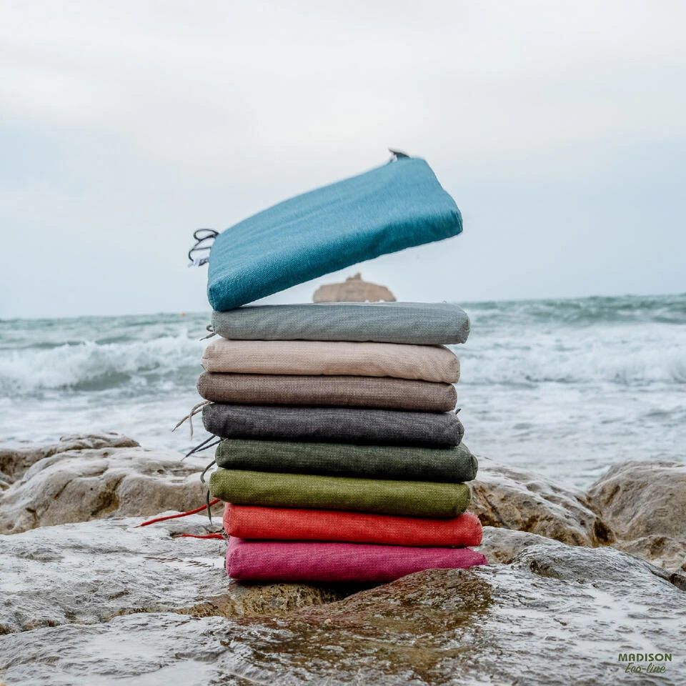 Madison - Bankkussen 110x48 - Taupe - Taupe Recycled Canvas 6 Madison - Bankkussen 110x48 - Taupe - Taupe Recycled Canvas - Afbeelding 4