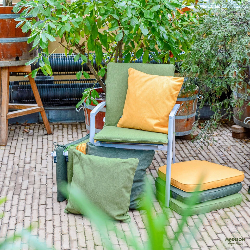 Madison - Bankkussen 110x48 - Groen - Green Recycled Canvas 5 Madison - Bankkussen 110x48 - Groen - Green Recycled Canvas - Afbeelding 3