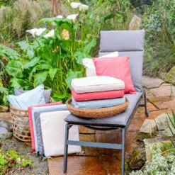 Madison - Bankkussen 110x48 - Zilver - Silver Recycled Canvas -tuinmeubelen 1000081729 0103