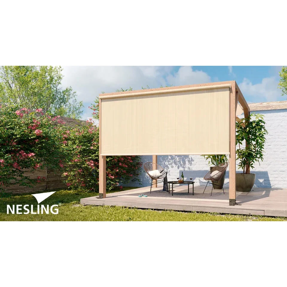 Nesling Rolgordijn Breed 2,48 X 2,4m - Zand 4 Nesling Rolgordijn Breed 2,48 X 2,4m - Zand - Afbeelding 2