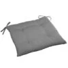 Hesperide Stoelkussens - Binnen/ Buiten Stoelen - Grijs - 40 X 4 Cm -tuinmeubelen 1000084396