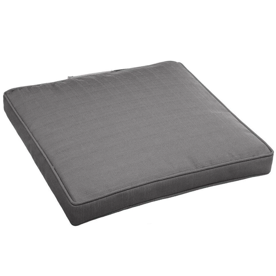 Hesperide Stoelkussens - Binnen/ Buiten Stoelen - Grijs - 40 X 4 Cm 3 Hesperide Stoelkussens - Binnen/ Buiten Stoelen - Grijs - 40 X 4 Cm