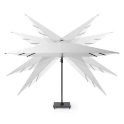 Platinum Voyager Vierkante Zweefparasol T2 2,7x2,7 M. - Havanna Taupe -tuinmeubelen 1000084859 0103