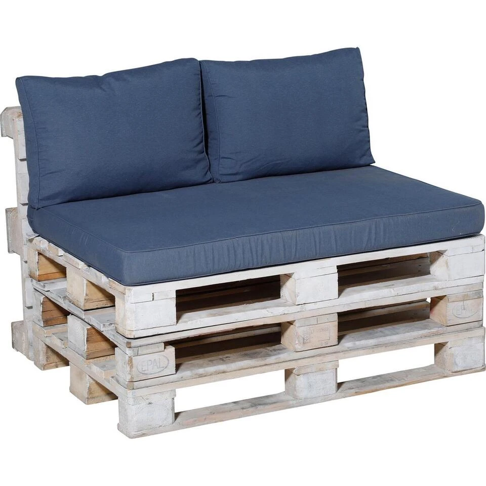 Madison Palletkussen Set 3 Delig Lounge Panama Blauw 3 Madison Palletkussen Set 3 Delig Lounge Panama Blauw