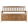 Beliani Tuinbank SOVANA - Lichte Houtkleur Acaciahout -tuinmeubelen 1000086370