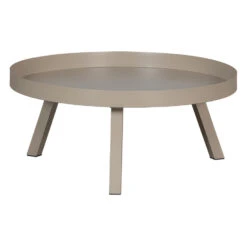 WOOOD Bijzettafel Buiten Sunny - Metaal - Mist - 35x80x80 -tuinmeubelen 1000086622 0102