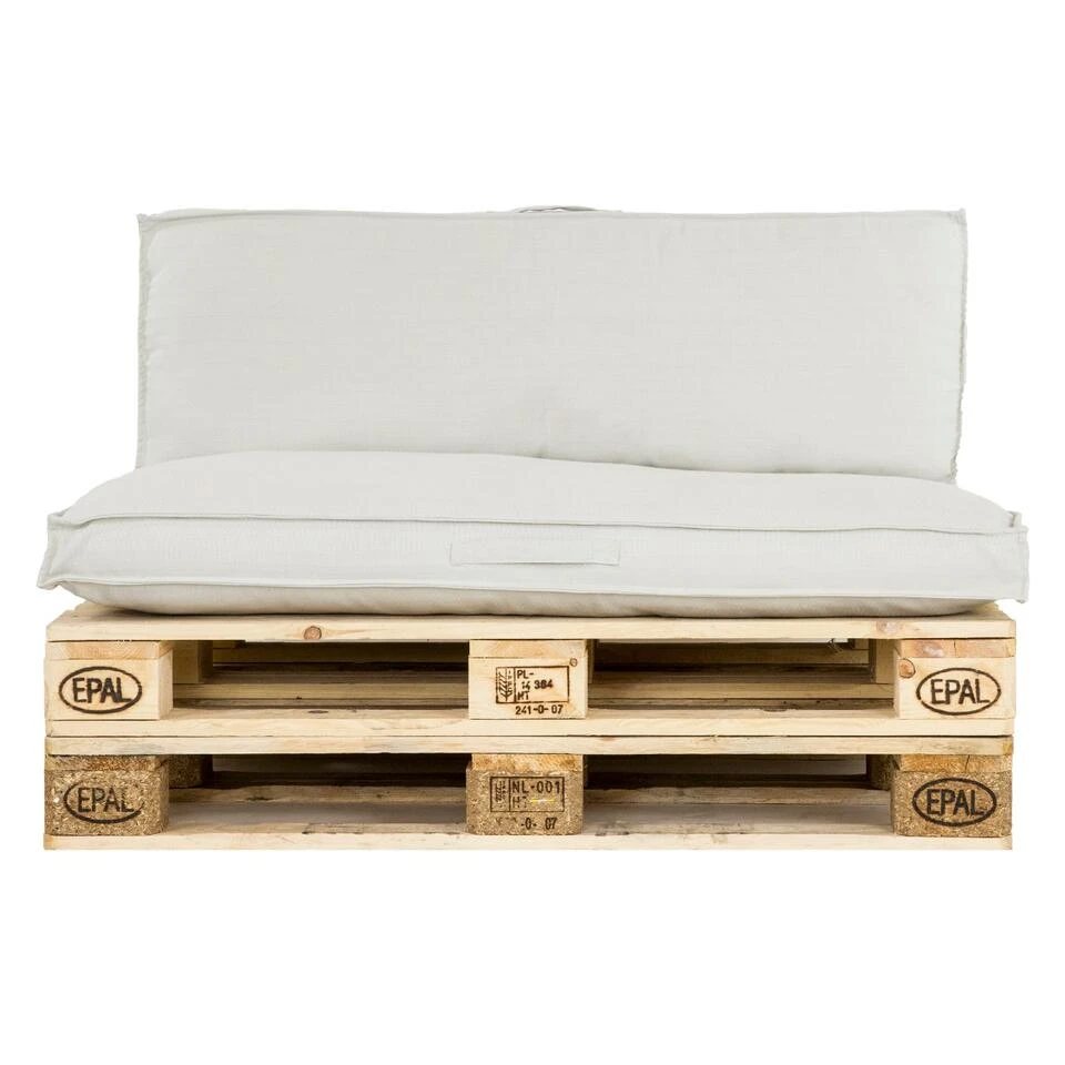 Unique Living Unique Zitkussen Luanda Licht Grijs - 120 X 80 Cm 5 Unique Living Unique Zitkussen Luanda Licht Grijs - 120 X 80 Cm - Afbeelding 3