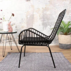 DS4U® Modo Rieten Lounge - Wicker - Zwart 8 DS4U® Modo Rieten Lounge - Wicker - Zwart -tuinmeubelen 1000088186 0102