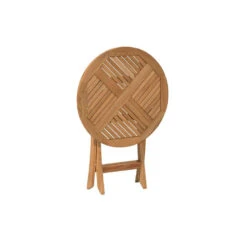 Exotan Inklaptafel Buiten Folding- Teak - Naturel - 75x65x65 -tuinmeubelen 1000088985 0102
