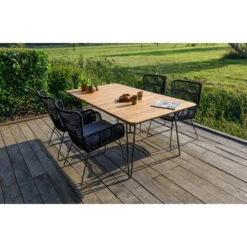 Exotan Tuintafel Slimm - Teak - Naturel - 75x180x100 -tuinmeubelen 1000088986 0102