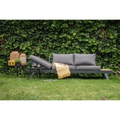 Arezzo Loungebank Polywood - Hout - Bruin -tuinmeubelen 1000093876 0102