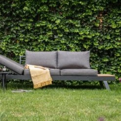 Arezzo Loungebank Polywood - Hout - Bruin -tuinmeubelen 1000093876 0103