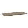 VidaXL Tuinbankkussen 120x50x7 Cm Oxford Stof Taupe -tuinmeubelen 1000094049