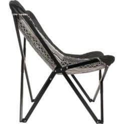 Aztec Vlinderstoel Zwart/wit - Stof - Zwart 8 Aztec Vlinderstoel Zwart/wit - Stof - Zwart -tuinmeubelen 1000094343 0103