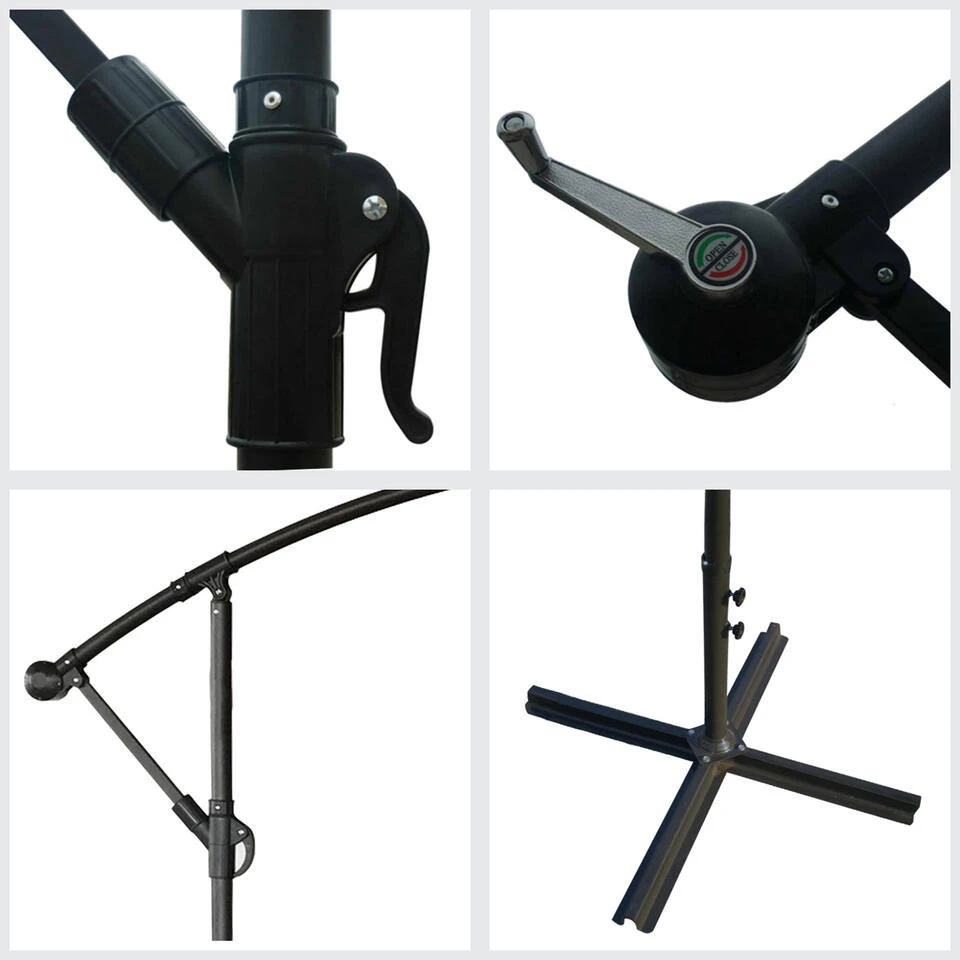 Happy Garden Schaduwzeilen OAHU - Bruin - Staal 5 Happy Garden Schaduwzeilen OAHU - Bruin - Staal - Afbeelding 3