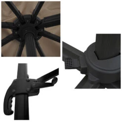 Happy Garden Schaduwzeilen MOLOKAI - Bruin - Aluminium -tuinmeubelen 1000094918 0103