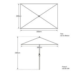 Happy Garden Schaduwzeilen HAPUNA - Roze - Aluminium -tuinmeubelen 1000094923 0104