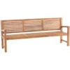 CLP Teakbank Halden 220 Cm 2 CLP Teakbank Halden 220 Cm -tuinmeubelen 1000095888