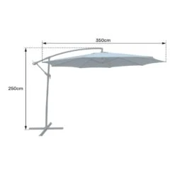 Happy Garden Schaduwzeilen OAHU - Blauw - Staal -tuinmeubelen 1000096139 0104