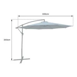 Happy Garden Schaduwzeilen OAHU - Blauw - Staal -tuinmeubelen 1000096145 0104