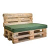 2L Home&Garden Palletkussen ''Solid'' Olijf 120x80cm -tuinmeubelen 1000096276