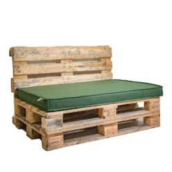 2L Home&Garden Palletkussen ''Solid'' Olijf 120x80cm
