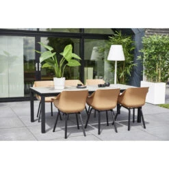 Hartman Sophie Element Dining Armstoel- Italian Terra - 2 St. -tuinmeubelen 1000096417 0103