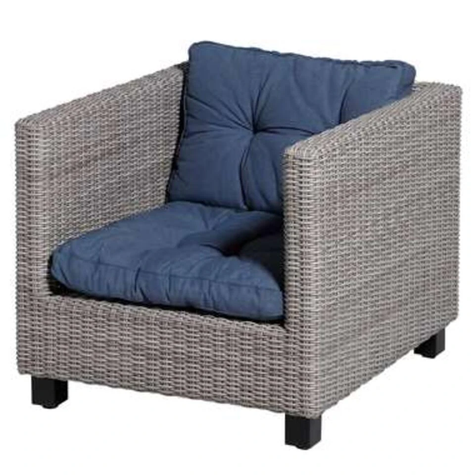 Madison Loungeset Kussen Florance Panama Blauw - 60 X 60cm 5 Madison Loungeset Kussen Florance Panama Blauw - 60 X 60cm - Afbeelding 3