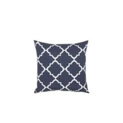 Beliani Buitenkussen Gartenkissen Mit Muster - Blauw Polyester 8 Beliani Buitenkussen Gartenkissen Mit Muster - Blauw Polyester -tuinmeubelen 1183171743 0102