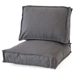 2L Home & Garden Loungekussen Metro Lounge Grijs - 60 X 60cm