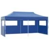 VidaXL Partytent Pop-up Inklapbaar 3x6 M Blauw -tuinmeubelen 1392615249