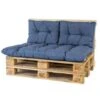 Madison Palletkussen Florance Safier Blauw - 120 X 80cm -tuinmeubelen 1427549460