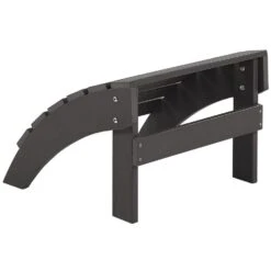 Beliani Voetenbankje ADIRONDACK - Grijs Kunsthout -tuinmeubelen 142fe6f3b0134c00a5c617335e323f74