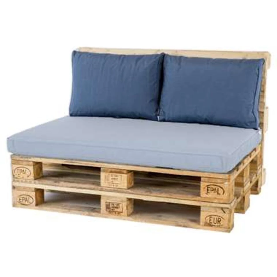 Madison Rugkussen Lounge Panama Safier Blue - 60 X 40cm 4 Madison Rugkussen Lounge Panama Safier Blue - 60 X 40cm - Afbeelding 2
