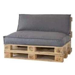 2L Home & Garden Palletkussen Metro Lounge Grijs - 120 X 80cm -tuinmeubelen 1488674887 0102