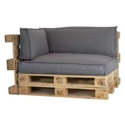2L Home & Garden Palletkussen Metro Lounge Grijs - 120 X 80cm -tuinmeubelen 1488674887 0103