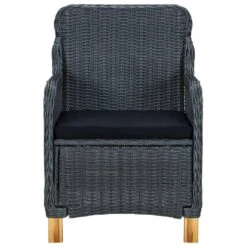 VidaXL Tuinstoelen 2 St Met Kussens Poly Rattan Donkergrijs 9 VidaXL Tuinstoelen 2 St Met Kussens Poly Rattan Donkergrijs -tuinmeubelen 14d661b47b2840ac964d3220da028e93