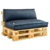 2L Home & Garden Palletkussen Velvet Donkerblauw - 120 X 80cm 1 2L Home & Garden Palletkussen Velvet Donkerblauw - 120 X 80cm -tuinmeubelen 1618102517