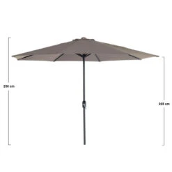 Garden Impressions Lotus Parasol Ø300 Cm - Taupe -tuinmeubelen 1705149993 0102
