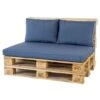 Madison Palletkussenset Lounge Blauw - 3 Delig -tuinmeubelen 1812809511