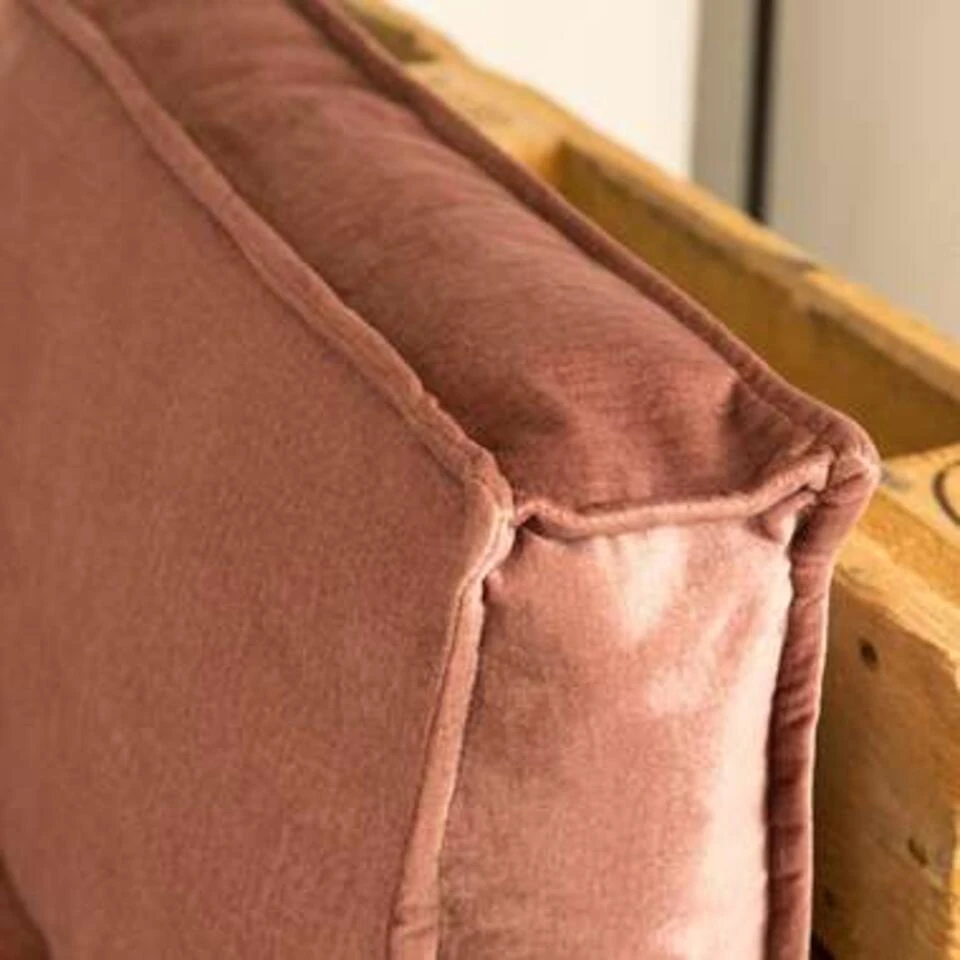 2L Home & Garden Palletkussenset Velvet Oud Roze - 3 Pièces 5 2L Home & Garden Palletkussenset Velvet Oud Roze - 3 Pièces - Afbeelding 3