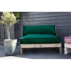 2L Home & Garden Palletkussen Velvet Donkergroen - 60 X 40cm 8 2L Home & Garden Palletkussen Velvet Donkergroen - 60 X 40cm -tuinmeubelen 1833380411 0103