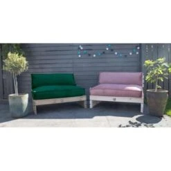 2L Home & Garden Palletkussen Velvet Donkergroen - 60 X 40cm 9 2L Home & Garden Palletkussen Velvet Donkergroen - 60 X 40cm -tuinmeubelen 1833380411 0104