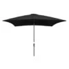 Garden Impressions Lotus Parasol 250x250 - Zwart -tuinmeubelen 1862230390