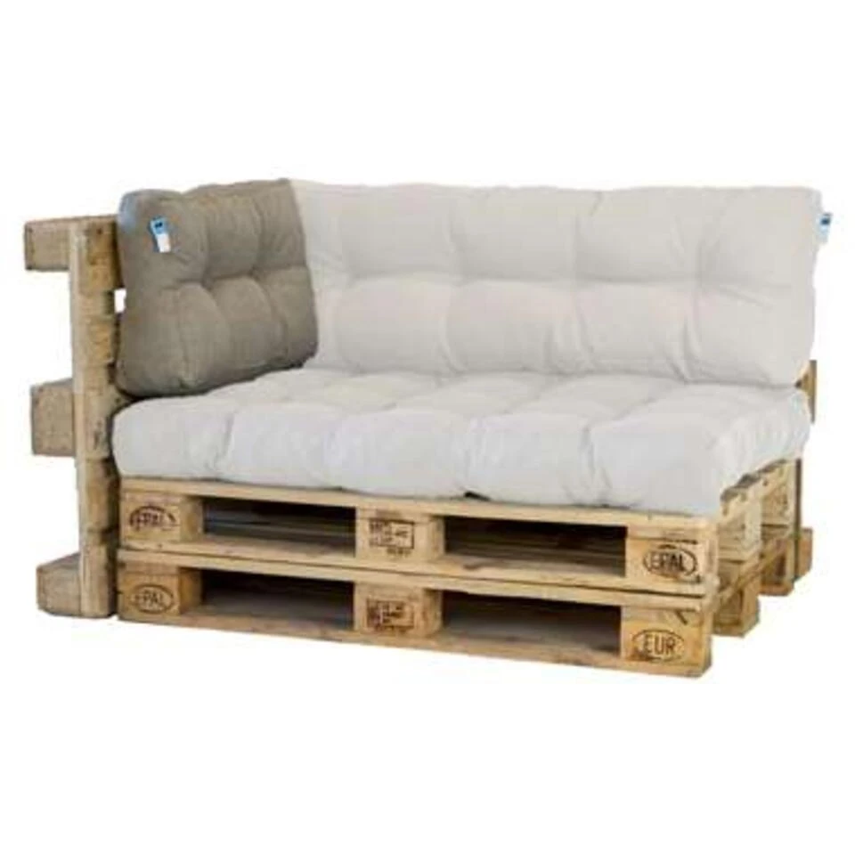 2L Home & Garden Rugkussen Metro Beige - 60 X 40cm 4 2L Home & Garden Rugkussen Metro Beige - 60 X 40cm - Afbeelding 2