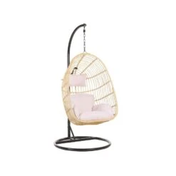 Beliani Hangstoel CASOLI - Natuurlijk Pe Rotan