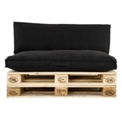 Unique Living Palletkussen Luana Zwart - 120 X 80 Cm 7 Unique Living Palletkussen Luana Zwart - 120 X 80 Cm -tuinmeubelen 1973436349 0101