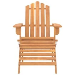 VidaXL Adirondack Tuinstoel Met Voetensteun Massief Acaciahout -tuinmeubelen 22f12173b4d644eb9138ac3836581f9b