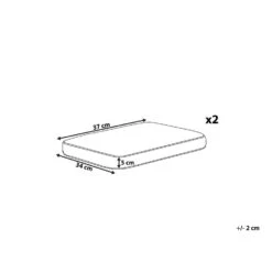 Beliani Zitkussen TERNI - Geel Polyester 8 Beliani Zitkussen TERNI - Geel Polyester -tuinmeubelen 42b520435af041a1b8fc64e1d8eddd95