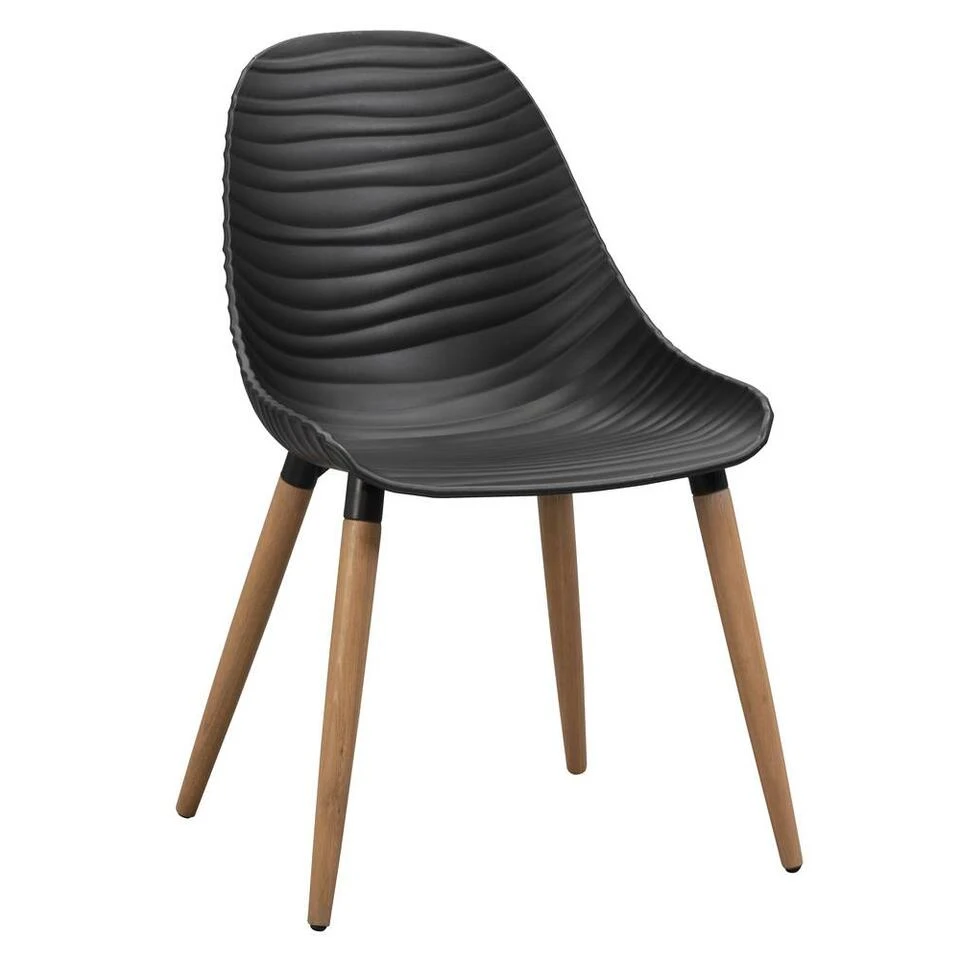 Le Sud Diningstoel Bordeaux - Zwart/naturel - 82x54x55 Cm 3 Le Sud Diningstoel Bordeaux - Zwart/naturel - 82x54x55 Cm